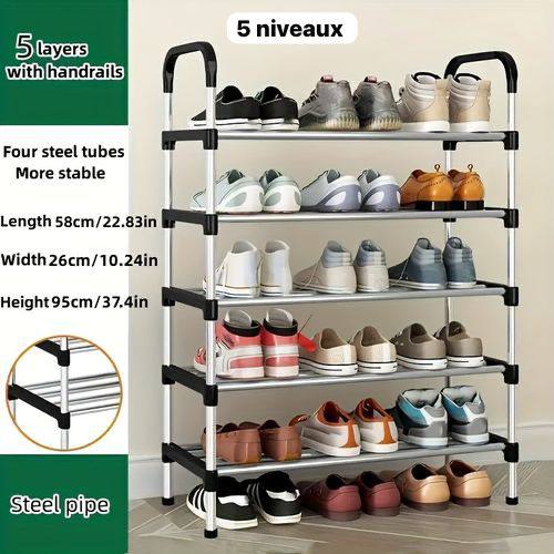 Étagère à Chaussures 5 Niveaux